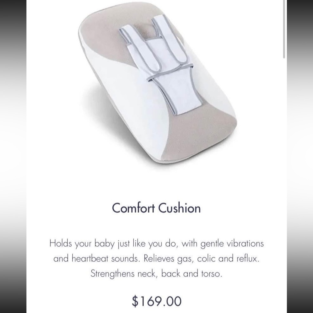 Babocush for colicky babies swing attachment